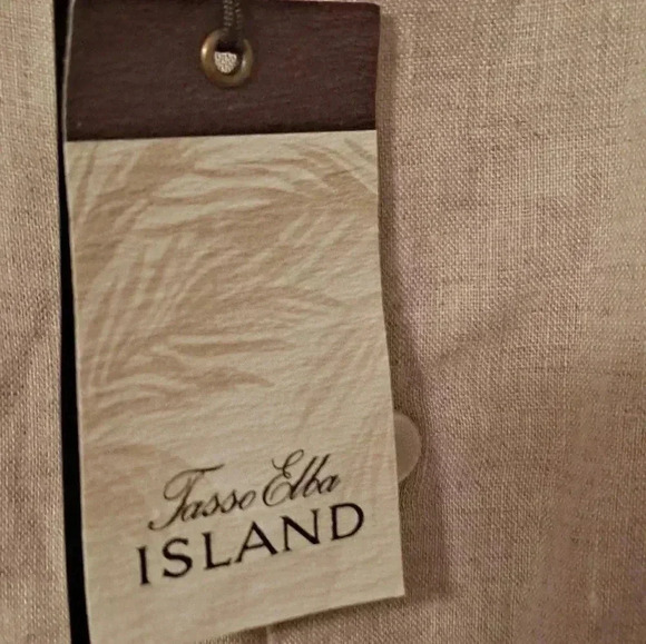Tasso Elba island 100% Linen Size XXL NWT - Picture 6 of 9